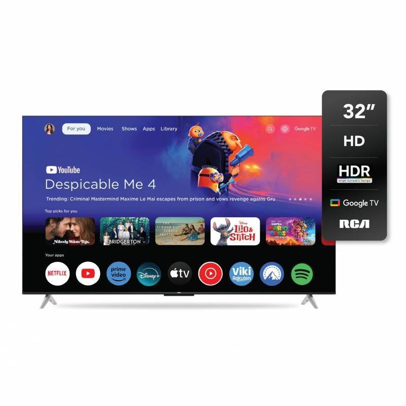 Led Rca 32 C32Gl100-F Smart Hd Google Tv/Bluetooth/Hdmi/Usb/Sint Digital