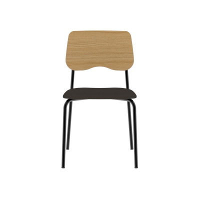 Silla Caño Dielfe Mod. Roma Scr023 Caño Negro