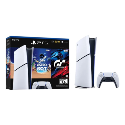 Video Juego Sony Play Station Ps5 Hw2015 (Cfi-2015A01X) Standard+Gt7+Astrobot C/Joystick Din