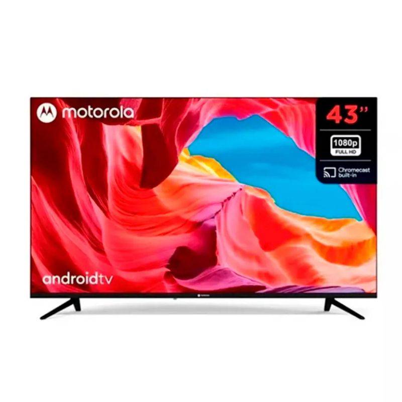 Led Motorola 43 Mt4310 Smart Android Fhd Sint Digital/Hdmi/Usb