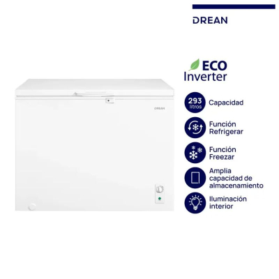 Freezer Drean Fhdr293Cb Blanco 293 Litros Dual