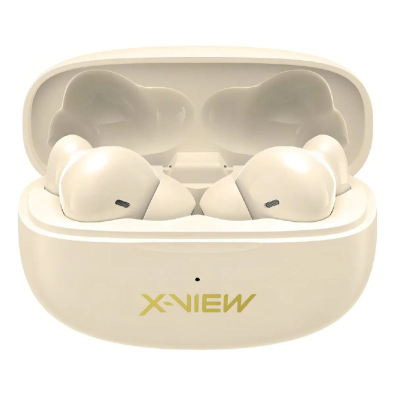 Auricular X-View Xpods4 Bluetooth C/Estuche De Carga Crema