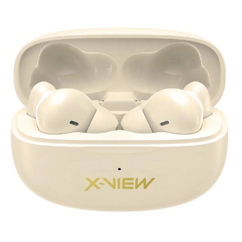 Auricular X-View Xpods4 Bluetooth C/Estuche De Carga Crema