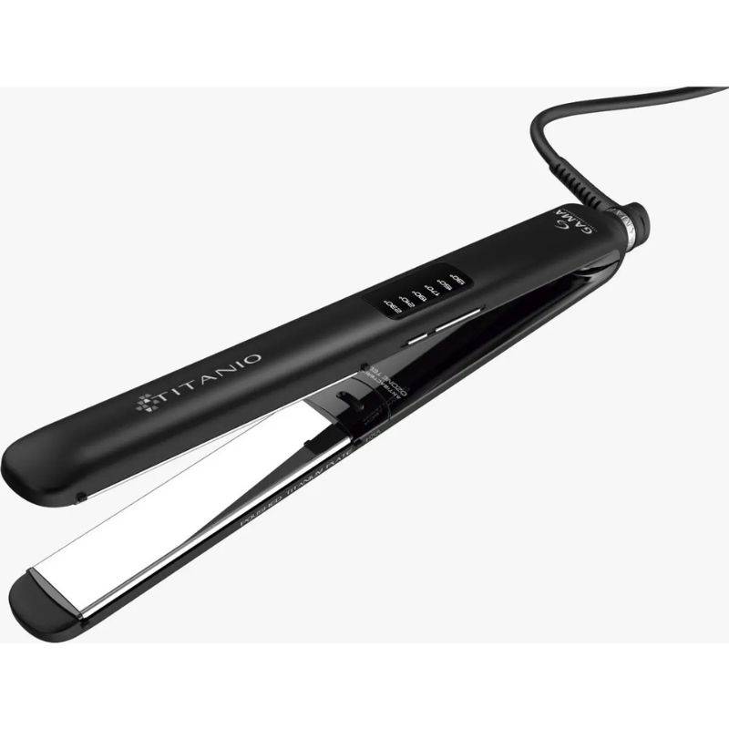 Plancha Cabello Gama Cp14 Led 4D Titanio Therapy/Patines 30X120Mm/230° Cod:49311