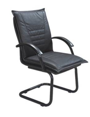 Sillon Ofi Portantino 600V Kouros Cuero C/Apoya Smooth Negro